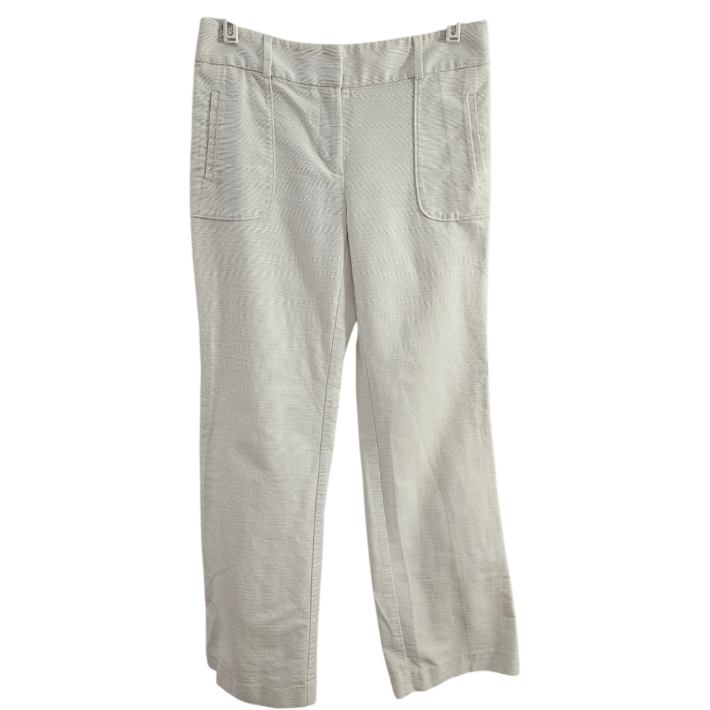LOFT Marisa Trouser Women’s Cotton Pants Classic Straight Leg Workwear